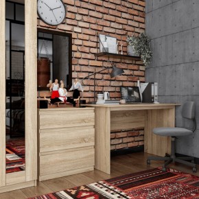 Стол КАСТОР письменный 120х65, цвет Дуб Сонома в Сысерти - sysert.mebel24.online | фото 3