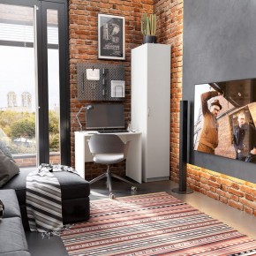 Стол КАСТОР письменный 80х50, цвет белый в Сысерти - sysert.mebel24.online | фото