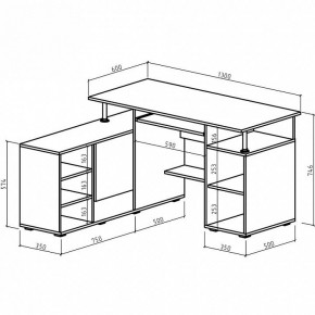 Стол компьютерный Амбер в Сысерти - sysert.mebel24.online | фото 3