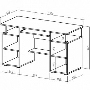 Стол компьютерный Амбер в Сысерти - sysert.mebel24.online | фото 3