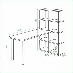 Стол компьютерный Bartolo в Сысерти - sysert.mebel24.online | фото 3