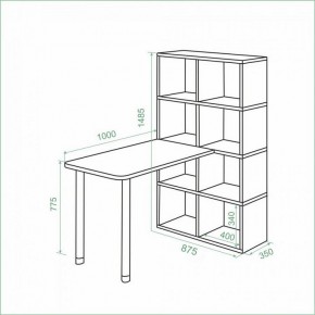 Стол компьютерный Bartolo в Сысерти - sysert.mebel24.online | фото 3