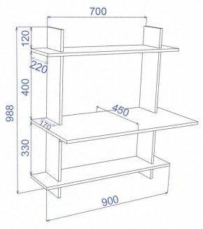 Стол компьютерный Cross СтТ3 в Сысерти - sysert.mebel24.online | фото 2