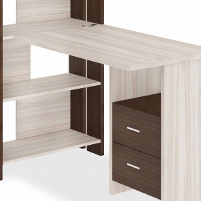 Стол компьютерный Домино Лайт СТЛ-ОВ+С100Прям+ТЯЛ в Сысерти - sysert.mebel24.online | фото 2