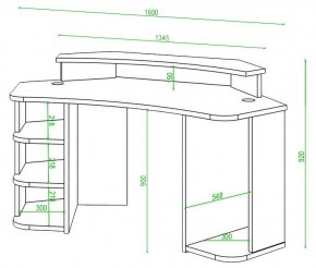 Стол компьютерный Домино Lite СК-160 в Сысерти - sysert.mebel24.online | фото 2