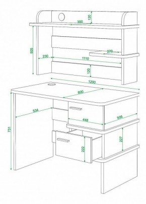 Стол компьютерный Домино нельсон СД-15 в Сысерти - sysert.mebel24.online | фото 3