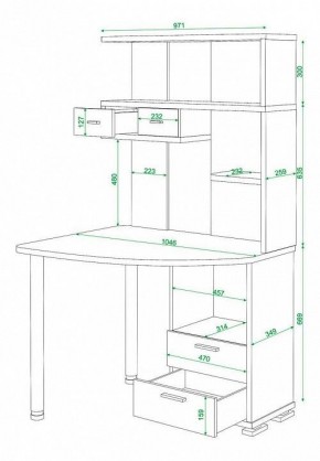 Стол компьютерный Домино нельсон СК-20 в Сысерти - sysert.mebel24.online | фото 5