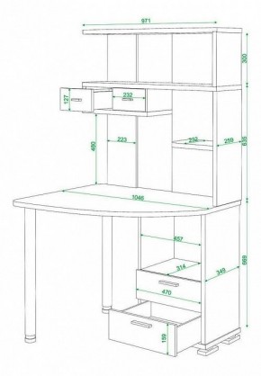 Стол компьютерный Домино нельсон СК-20 в Сысерти - sysert.mebel24.online | фото 5