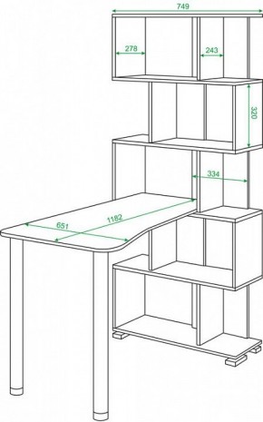 Стол компьютерный Домино нельсон СЛ-5СТ-2 в Сысерти - sysert.mebel24.online | фото 2