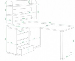 Стол компьютерный Домино нельсон СР-145М в Сысерти - sysert.mebel24.online | фото 2