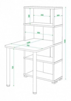 Стол компьютерный Домино СБ-10М4 в Сысерти - sysert.mebel24.online | фото 3