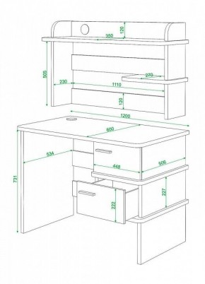 Стол компьютерный Домино СД-15 в Сысерти - sysert.mebel24.online | фото 3