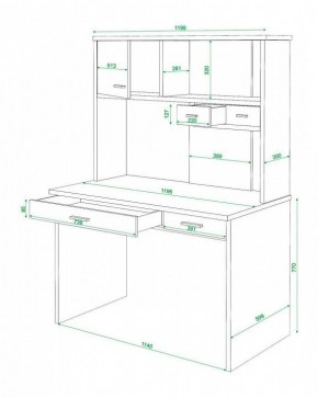 Стол компьютерный Домино СК-60 в Сысерти - sysert.mebel24.online | фото 2