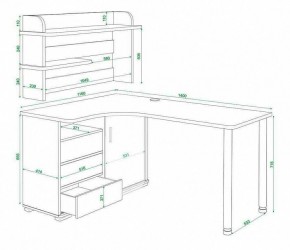 Стол компьютерный Домино СР-145М в Сысерти - sysert.mebel24.online | фото 5