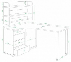 Стол компьютерный Домино СР-145М в Сысерти - sysert.mebel24.online | фото 3
