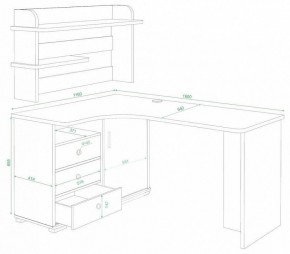 Стол компьютерный Домино СР-165 в Сысерти - sysert.mebel24.online | фото 2