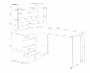 Стол компьютерный Домино СР-165М в Сысерти - sysert.mebel24.online | фото 2