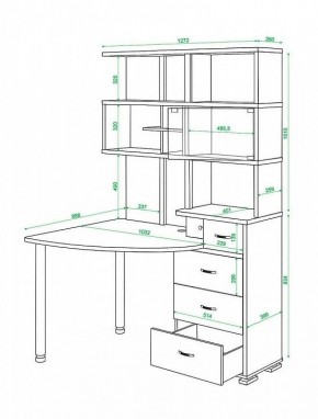 Стол компьютерный Домино СР-320 в Сысерти - sysert.mebel24.online | фото 5