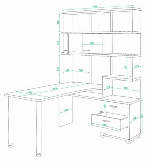 Стол компьютерный Домино СР-420/130 в Сысерти - sysert.mebel24.online | фото 2