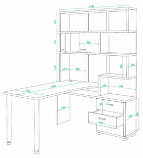 Стол компьютерный Домино СР-420/150 в Сысерти - sysert.mebel24.online | фото 2