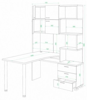 Стол компьютерный Домино СР-500М/190 в Сысерти - sysert.mebel24.online | фото 2