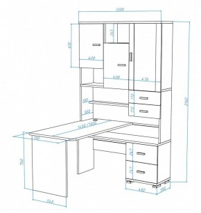 Стол компьютерный Домино СР-620/140 в Сысерти - sysert.mebel24.online | фото 3