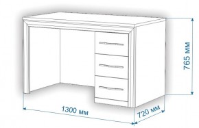 Стол компьютерный Нобиле СтЯ130+НСт130Д в Сысерти - sysert.mebel24.online | фото 3