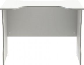 Стол компьютерный ВАРДИГ K2 100x82, белый/серебристый в Сысерти - sysert.mebel24.online | фото 2
