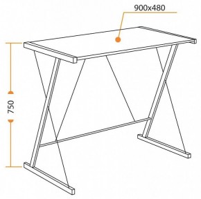 Стол компьютерный WD-09 в Сысерти - sysert.mebel24.online | фото 6