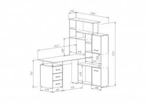 Компьютерный стол КС15 в Сысерти - sysert.mebel24.online | фото