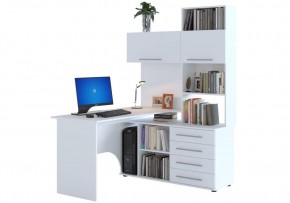 Компьютерный стол КСТ-14П 140х123,5х182,8 белый правый в Сысерти - sysert.mebel24.online | фото