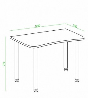 Стол офисный Домино Лайт СКЛ-Софт120МО в Сысерти - sysert.mebel24.online | фото 3