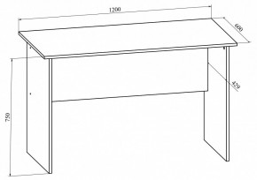 Стол офисный Офис ОФ-112К в Сысерти - sysert.mebel24.online | фото 4