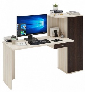 Стол письменный Домино Lite СКЛ-ПРЯМ130+ШК в Сысерти - sysert.mebel24.online | фото 2