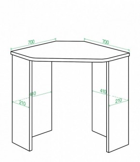 Стол письменный Нельсон Lite СКЛ-Угл70 в Сысерти - sysert.mebel24.online | фото 2