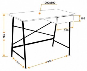 Стол письменный WD-12 в Сысерти - sysert.mebel24.online | фото 10