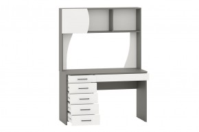 Стол рабочий СИГМА (графит/белый) в Сысерти - sysert.mebel24.online | фото 2