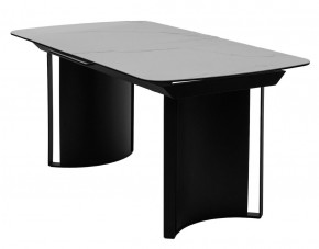 Стол RASMUS 160 TL-45 Белый мрамор, испанская керамика / черный каркас, ®DISAUR в Сысерти - sysert.mebel24.online | фото 1