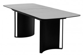 Стол RASMUS 160 TL-45 Белый мрамор, испанская керамика / черный каркас, ®DISAUR в Сысерти - sysert.mebel24.online | фото 4