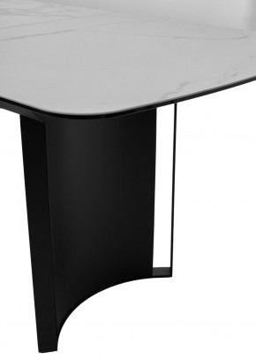 Стол RASMUS 160 TL-45 Белый мрамор, испанская керамика / черный каркас, ®DISAUR в Сысерти - sysert.mebel24.online | фото 7