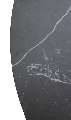 Стол TERNI 120 MATT BLACK MARBLE SOLID CERAMIC Черный мрамор матовый, керамика /Черн.каркас, ®DISAUR в Сысерти - sysert.mebel24.online | фото 9