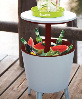 Столик-холодильник COOL BAR крем-шоколад в Сысерти - sysert.mebel24.online | фото 2