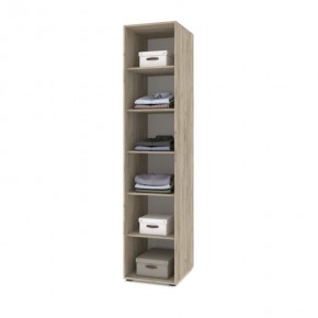 СТОУН С13 Шкаф-пенал (дуб золотой/графит) в Сысерти - sysert.mebel24.online | фото 3
