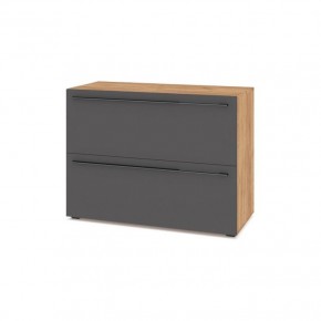 СТОУН С81 Комод (золотой дуб/графит) в Сысерти - sysert.mebel24.online | фото 1