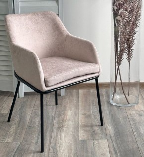 Стул АЛИСТЕР, цвет RAIN 2 какао велюр / черный каркас М-City в Сысерти - sysert.mebel24.online | фото 3