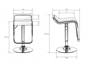 Стул барный DOBRIN CRACK, кремовый в Сысерти - sysert.mebel24.online | фото 6