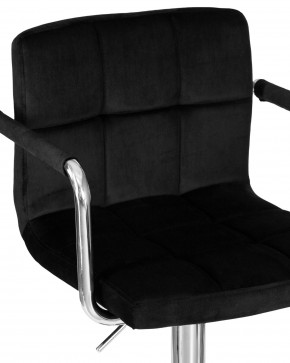 Стул барный DOBRIN KRUGER ARM, черный велюр (MJ9-101) в Сысерти - sysert.mebel24.online | фото 7