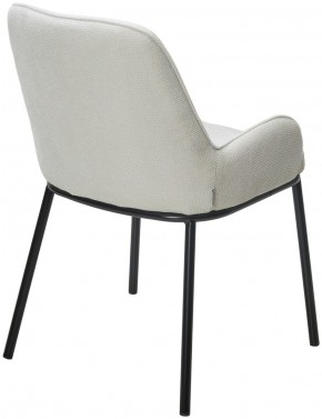 Стул BRIO CATO-01 Белый, фактурная ткань / черный каркас, ®DISAUR в Сысерти - sysert.mebel24.online | фото 5