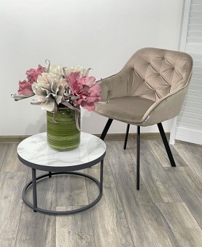 Стул GALE 360 град. поворот. BLUVEL-40 BEIGE, велюр/ черный каркас, М-City в Сысерти - sysert.mebel24.online | фото 2