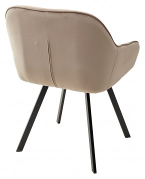 Стул GALE 360 град. поворот. BLUVEL-40 BEIGE, велюр/ черный каркас, М-City в Сысерти - sysert.mebel24.online | фото 4